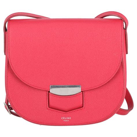 celine trotteur small red|Celine.